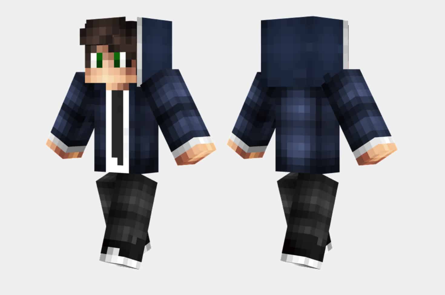 Suit Hoodie - Minecraft Skin Download | Minecraft Suit Hoodie Skin