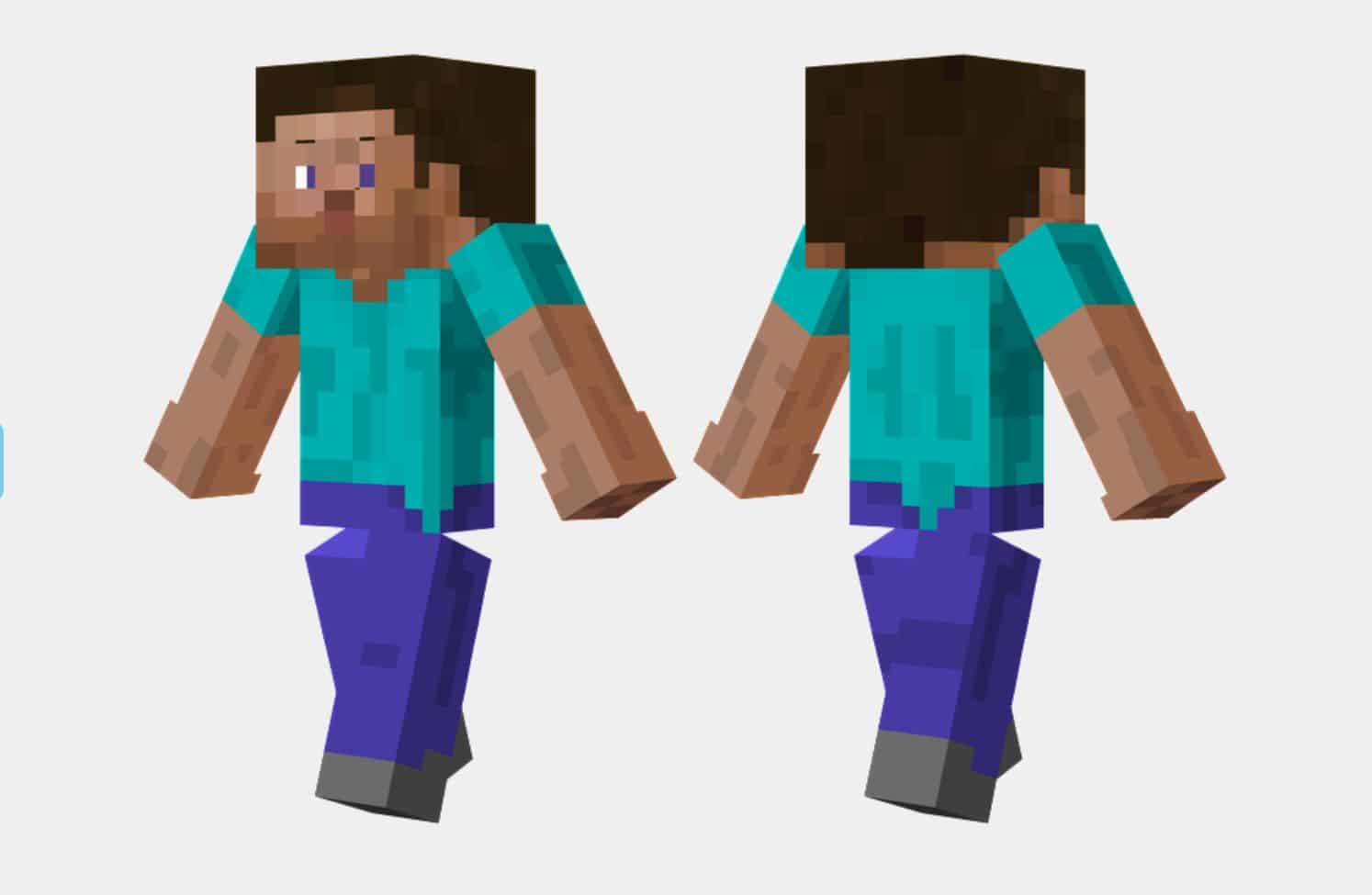 Steve Herobrine Minecraft Skin